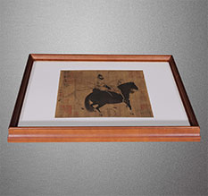 内蒙古书画装裱配框服务案例